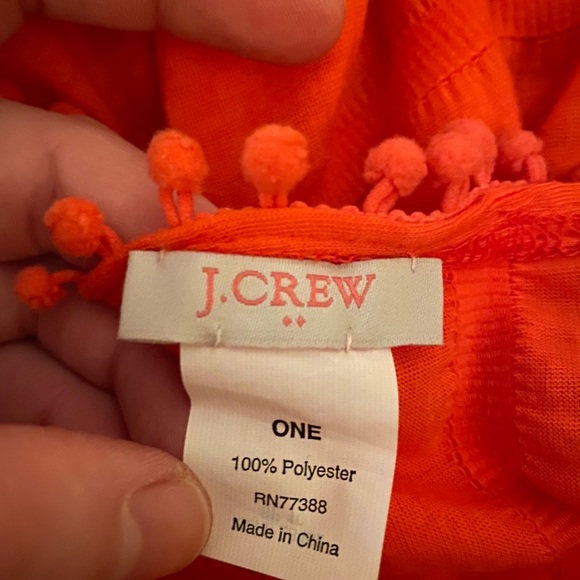 J. Crew Pom Pom Infinity Scarf - Picture 6 of 9